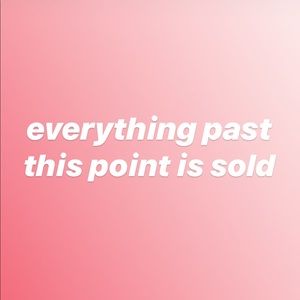 everything past this point is sold :)